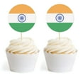 thumbnail image 1 of Global World Flag Party Collection, Round Cupcake Wrappers, India, 20-Pack, 1 of 2