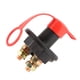 thumbnail image 5 of Desconector del aislador del interruptor principal de la batería del corte automático de 12V /24V para controlar la llave roja de la energía del coche, 5 of 5
