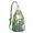 Green-39, variant on Nordic Style Sling Bag - Water-resistant Vintage Inspired Small Shoulder Bag with Artistic Boho Patterns for Women