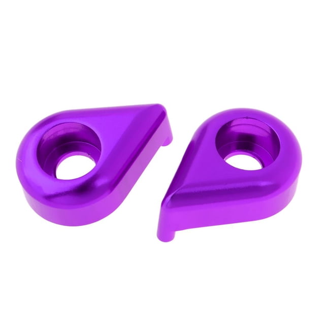 Paquete de dos ganchos de seguridad para bujes de deslizantes de aluminio para niños, ligeros y duraderos Púrpura