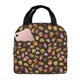 thumbnail image 1 of Fotbe Burger Fries Bolsa Térmica con Estampado y Forro de Aluminio Grueso Bolsa de Almuerzo con Bolsillo Frontal para Hombres y Mujeres, Ideal para Trabajo, Escuela, 1 of 8
