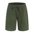 thumbnail image 5 of kamemir Shorts for Men Mens Shorts Casual Elastic Waist Drawstring Short Summer Beach Vacation Shorts with Pockets AG,L, 5 of 6