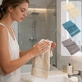 thumbnail image 1 of Yhmxh Toallas de mano para baño, toalla de mano de microfibra Corals Fleece para gimnasio, cocina y spa, toalla de baño suave, altamente absorbente y de secado rápido para cocina y uso diario 29.53, 1 of 6