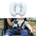 thumbnail image 4 of Almohada de viaje para bebé, almohada de apoyo para bebé, protección del cuello, asiento de coche para recién nacido, almohada desmontable con forma bebe azul, 4 of 9
