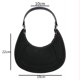 thumbnail image 4 of Bolsa de axila para mujer Bolsa de mano de media luna con cremallera para dama (negro) Tmvgtek Para Estrenar, 4 of 9