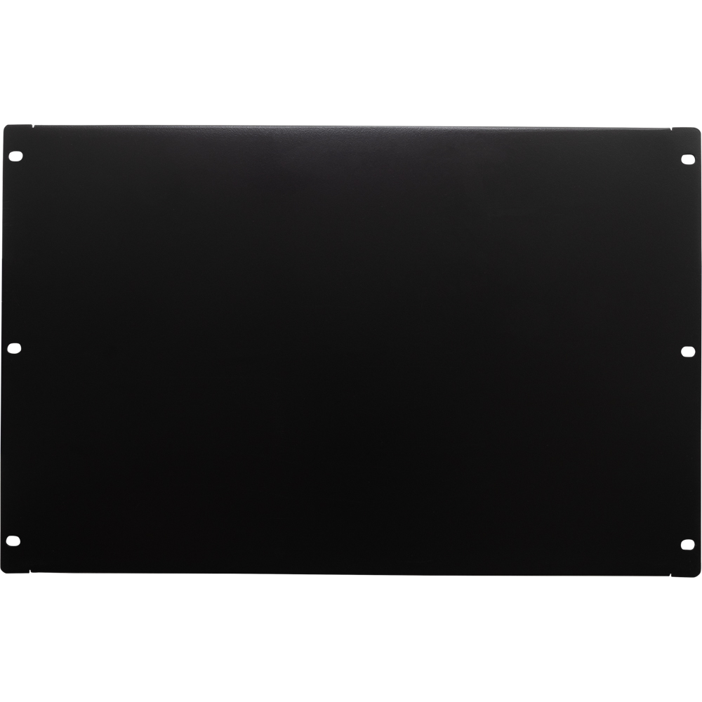 NavePoint 7U Blank Rack Mount Panel Spacer with Venting for 19-Inch Server Network Rack Enclosure Or Cabinet Black