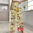 thumbnail image 2 of Pompompurin Womens Comfy Pajama PJ Pants Lounge Pants Sleepwear Drawstring PJ Bottoms Pants, 2 of 7