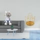 thumbnail image 2 of Figura de escritorio,Estante con estatua de astronauta para decoración de oficina y hogar,Figura decorativa de escritorio de resina para decoración del hogar,Porta tazas,Portavasos de café, 2 of 8
