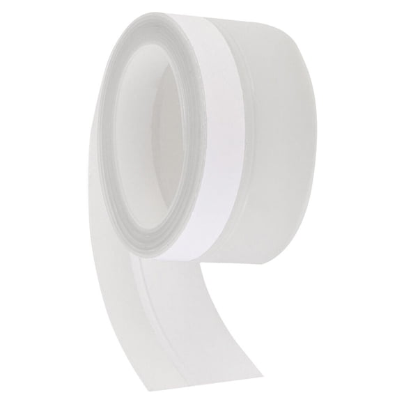 Inteprter Tira de sellado de ventana, burlete de silicona, pegatina de sello autoadhesiva para Juegos de accesorios de baño transparente 45 mm