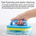 thumbnail image 3 of Fufafayo under $5 Cleaning Brush for Bathroom, Kitchen, Toilet, Bathtub Scrubber Comes with a Shower Sponge and Features an Ergonomic Handle for Easy Cleaning, 3 of 4