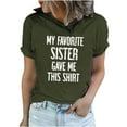 thumbnail image 2 of LSLJS Women's Funny Printed Pattern Casual Fashion Soild Color Short Sleeve Tops Blouse, 2 of 6