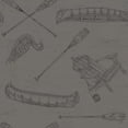 thumbnail image 3 of Brissonnet, Daphne 15x15 Black Modern Framed Museum Art Print Titled - Lake Sketches Pattern IB, 3 of 5