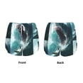thumbnail image 3 of Balery Surfing Shark Pattern Women's Running Shorts with Liner 2 Pockets Elastic Workout Athletic Gym Yoga Shorts-Medium, 3 of 7