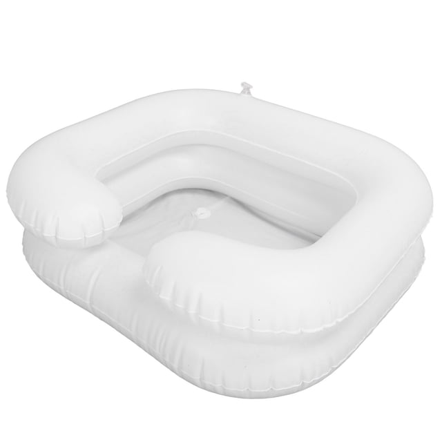 Lavabo para Champú Y Acondicionador ANGGREK Lavabo de Seguridad para Lavar el Cabello para Discapacitados