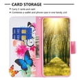 thumbnail image 5 of Allytechgroup Galaxy S24 Ultra Case, Fashionable Pattern Design Flip Cover Stand Cards Holder Shockproof Bumper Phone Case for Samsung Galaxy S24 Ultra, Butterflies, 5 of 5