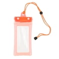 thumbnail image 2 of Bolsa impermeable para teléfono móvil, ligera, multifuncional con cordón para Rafting Naranja, 2 of 8