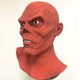 thumbnail image 2 of Máscara con forma de calavera para Halloween, salas de escape y cosplay de látex rojo, 2 of 5