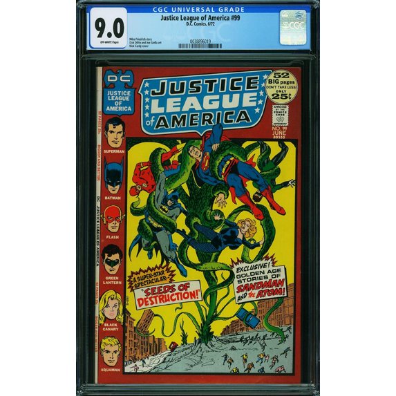 Justice League of America #99 - CGC 9 Comic Book