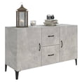 thumbnail image 2 of vidaXL Sideboard Concrete Grey 100x36x60 cm Engineered Wood, 2 of 5