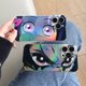 thumbnail image 2 of Funda protectora de dibujos animados de Anime japonés, Demon Slayer, Tanjirou, Kamado, Nezuko, iPhone 14, 13, 12, 11 Pro Max, cubierta láser de lujo Fivean unisex, 2 of 2