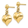 thumbnail image 2 of 14K Yellow Gold Earring Drop & Dangle Women'S 16 mm 12, 2 of 3
