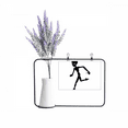 thumbnail image 1 of Universo y extranjero extranjero correr Tarjeta de jarrón de lavanda artificial, 1 of 3