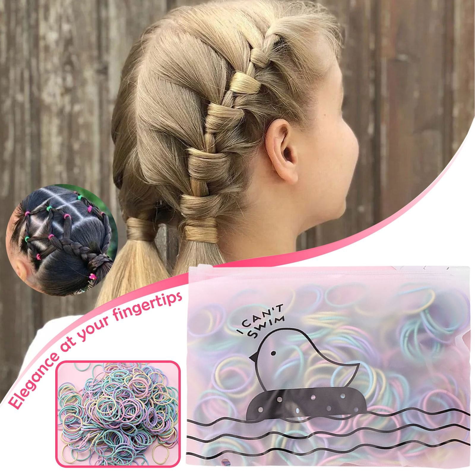 The Hair Tie Hair Ponytail Holder Scarf Scrunchies for Women Hair Loops Elastic Big Hair Ties Elastic Bands Hair Holder Organizer for Women Scrunchies with Scarf Tails Elastic Hair Ties Ribbon Hair