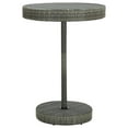 thumbnail image 3 of vidaXL 5 Piece Patio Bar Set with Cushions Poly Rattan Gray, 3 of 11