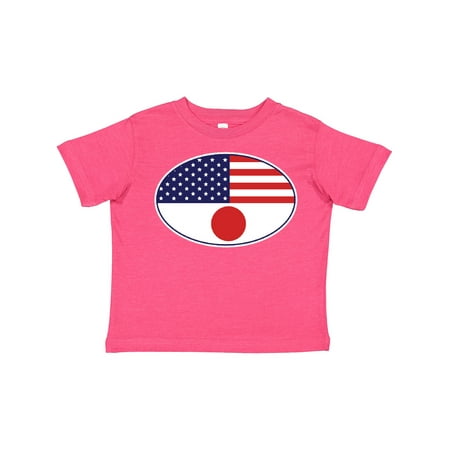 

Inktastic Japanese American Flag Boys or Girls Toddler T-Shirt