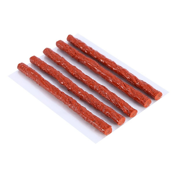 Tiras de goma para reparación de neumáticos, 50 piezas de reparación de neumáticos sin cámara, kit de reparación de neumáticos con cuerda, estética elegante