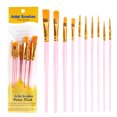 thumbnail image 2 of 10Pcs Plastic Rod Oil Brushes Set,Painting Watercolor Hand Painted Art Brush Oil Brush Set,for Fine Brushes,Gouache,Watercolour,Acrylic,Oil Painting, 2 of 9