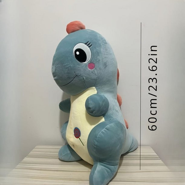 Nueva almohada suave de dinosaurio, muñeca de pie, bonito dinosaurio de peluche, muñeco grande de algodón, regalo para niños