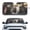 Black Cat Family Print, variant on HUIACONG Funny Alpaca Car Window Sunshade Easy Storage Windshield Sun Shades Automotive Sunshield for Universal Car Large Vehicles Front Window