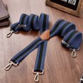 thumbnail image 5 of Buyless Fashion Heavy Duty 2 Pack Suspenders for Men - 48" Adjustable Straps 1 1/2" - X Back with Strong Hooks - 5145-2-Denim-Black, 5 of 7