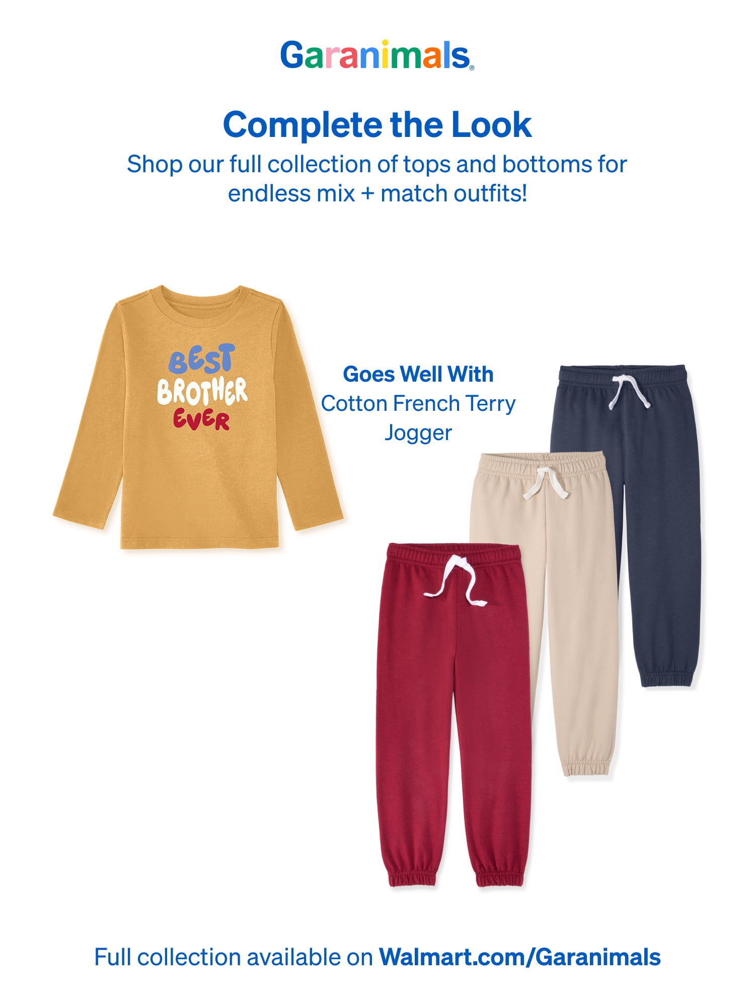Garanimals Baby & Toddler Boys Long Sleeve Shirts, Single & 3-Pack, Sizes 0-6T
