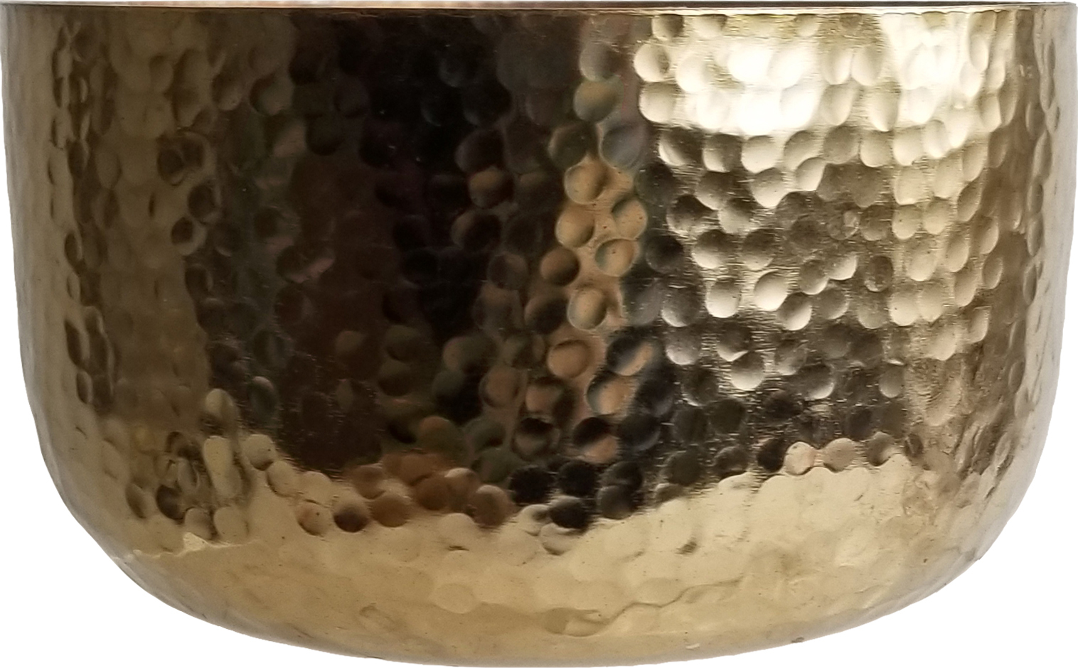 Better Homes & Gardens Gold Hammered Metal Bowl 3-Wick Soft Cashmere Amber Candle - image 2 of 3