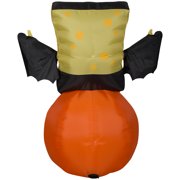 Airblown Inflatables Vampire SpongeBob on a Pumpkin, 4'