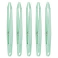 thumbnail image 1 of Unique Bargains Sticker Tweezers for Crafting Flat Tip with Spring, Green, 5 Pieces, 1 of 4
