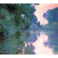 thumbnail image 2 of Monet, Claude 16x15 Black Ornate Wood Framed with Double Matting Museum Art Print Titled - Branch Of The Seine Near Giverny 2 1897, 2 of 4