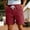 (Fashion 83)Wine, variant on Aimik Men's Classic Cargo Shorts White Drawstring Side Flap Pockets Breathable Summer Shorts for Beach Vacation Lounge Wear