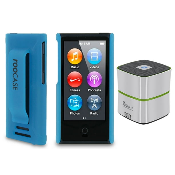 Ipod Nano 7 Case Bundle Case Speaker Silver Roocase Ipod Nano 7 Ultra Slim Fit Shell Case Cover With Mini Bluetooth Speaker Silver For Apple Ipod Walmart Com