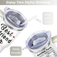 thumbnail image 5 of Gift for Girlfriend 40 Oz Stainless Steel Tumbler with Handle and Straw, Present for Anniversary, Valentines, Birthday Cup for Her - Romantic Love Coffee Cup for Lover, 5 of 7