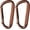 2pack, variant on Cute Carabiner Clip, 3" Aluminum Alloy Caribeener D Ring, Spring Snap Hook for Keychain Clip