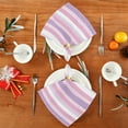 thumbnail image 4 of Napkin Satin Napkin 20*20Inchx4 Kitchen Towel Dinner Plate Towel Decorative Towel Napkin Tea Towel Suitable For Kitchen Table Purple and Pink Stripes, 4 of 8