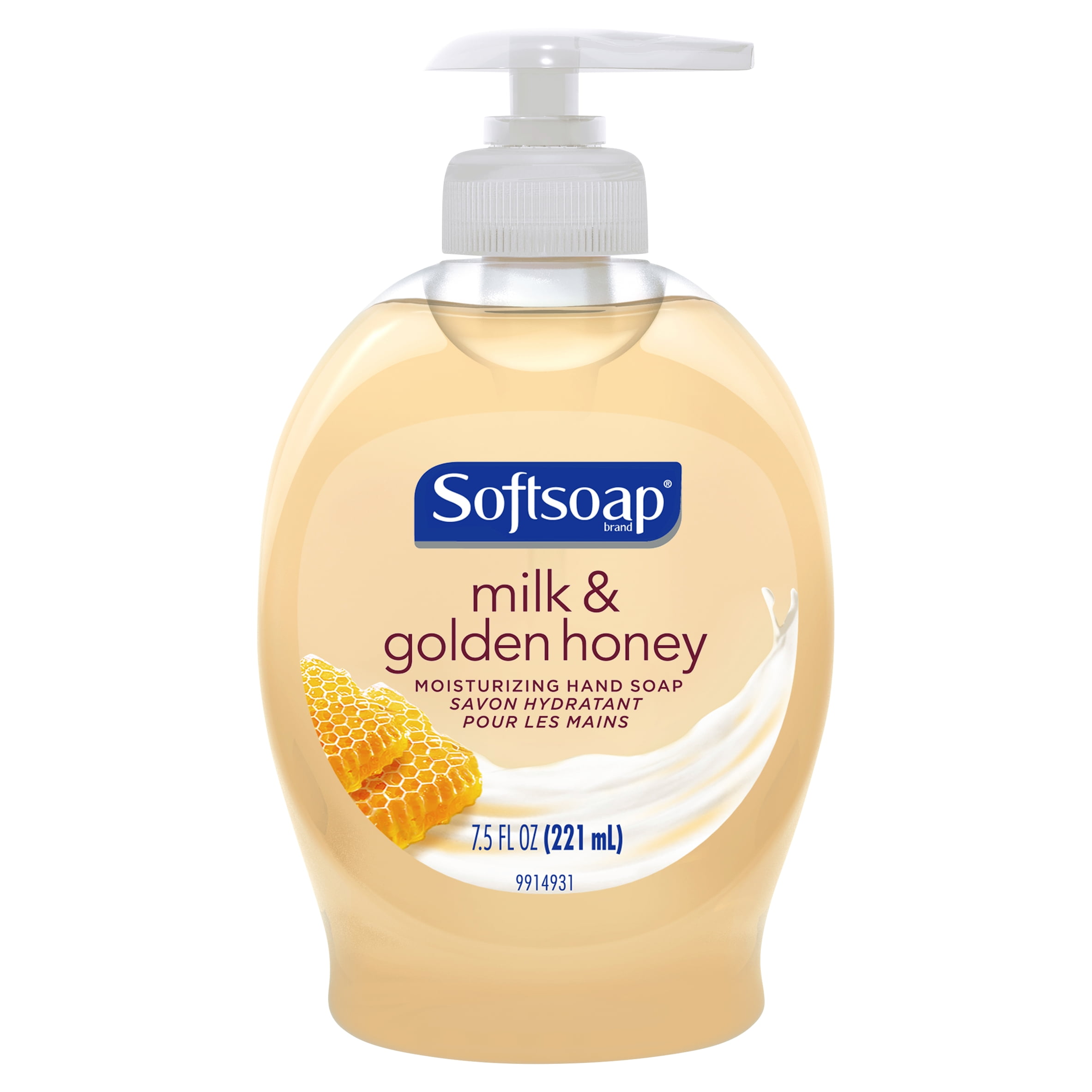 Softsoap Liquid Hand Soap Pump, Milk & Golden Honey 7.5 Fluid Ounce