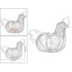 thumbnail image 3 of 26-27 Metal Egg Cabinet Cupboard Holder Egg Storage Basket Home Kitchen Rack White, 3 of 5