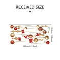 thumbnail image 3 of Christmas Wall Stickers Set For Shopping Mall Window And Big Kids Teens Room Decor, 15.7In Merry Christmas Hanging Ornament Design Decals, Set Of Festive Season Decoration For, 3 of 6