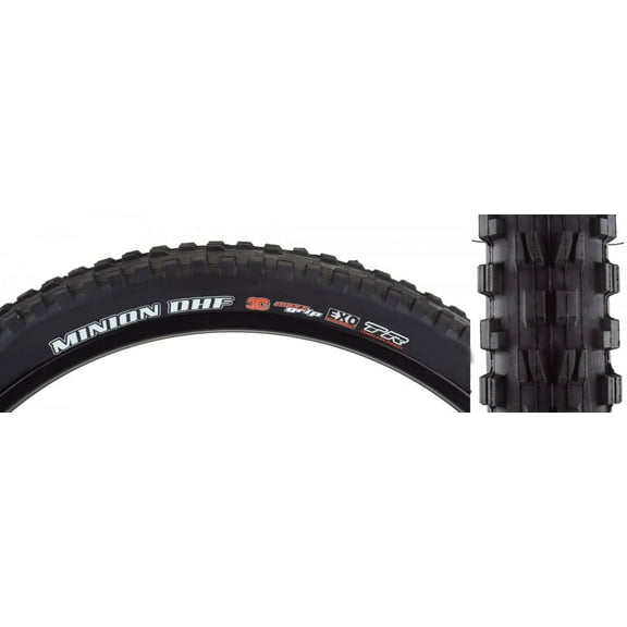 Maxxis Minion DHF 27.5 x 2.60 Tire: 120tpi EXO Casing Tubeless Ready Black