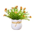 thumbnail image 2 of Flores artificiales Pequeñas macetas Decoración interior - Arreglo floral de seda artificial Mesa de mesa simulada para el salón Mesa de comedor, 2 of 6