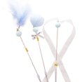 thumbnail image 2 of Cat Teaser Stick Cute 3PCS Fake Feather Soft Cat Wand Toy Pet Interactive Toy, 2 of 10